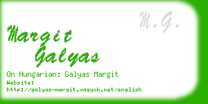 margit galyas business card